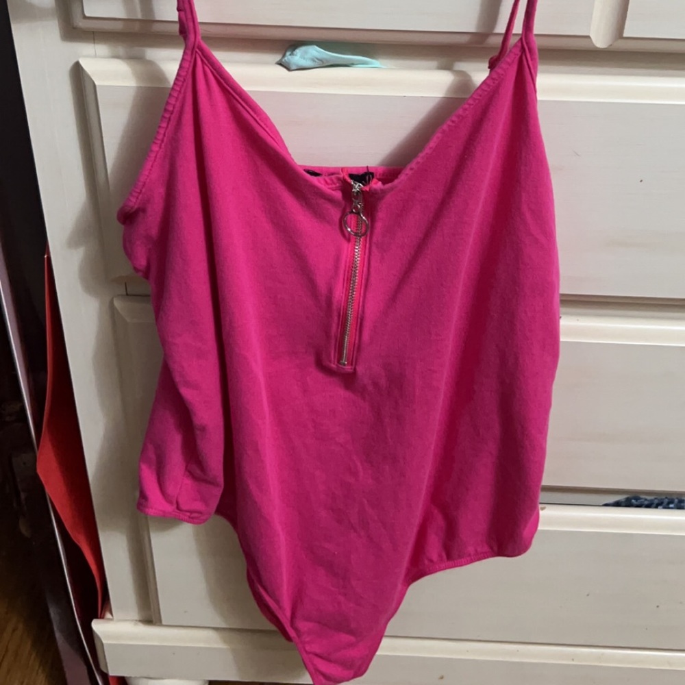 It’s a large zip up body suit from rainbow